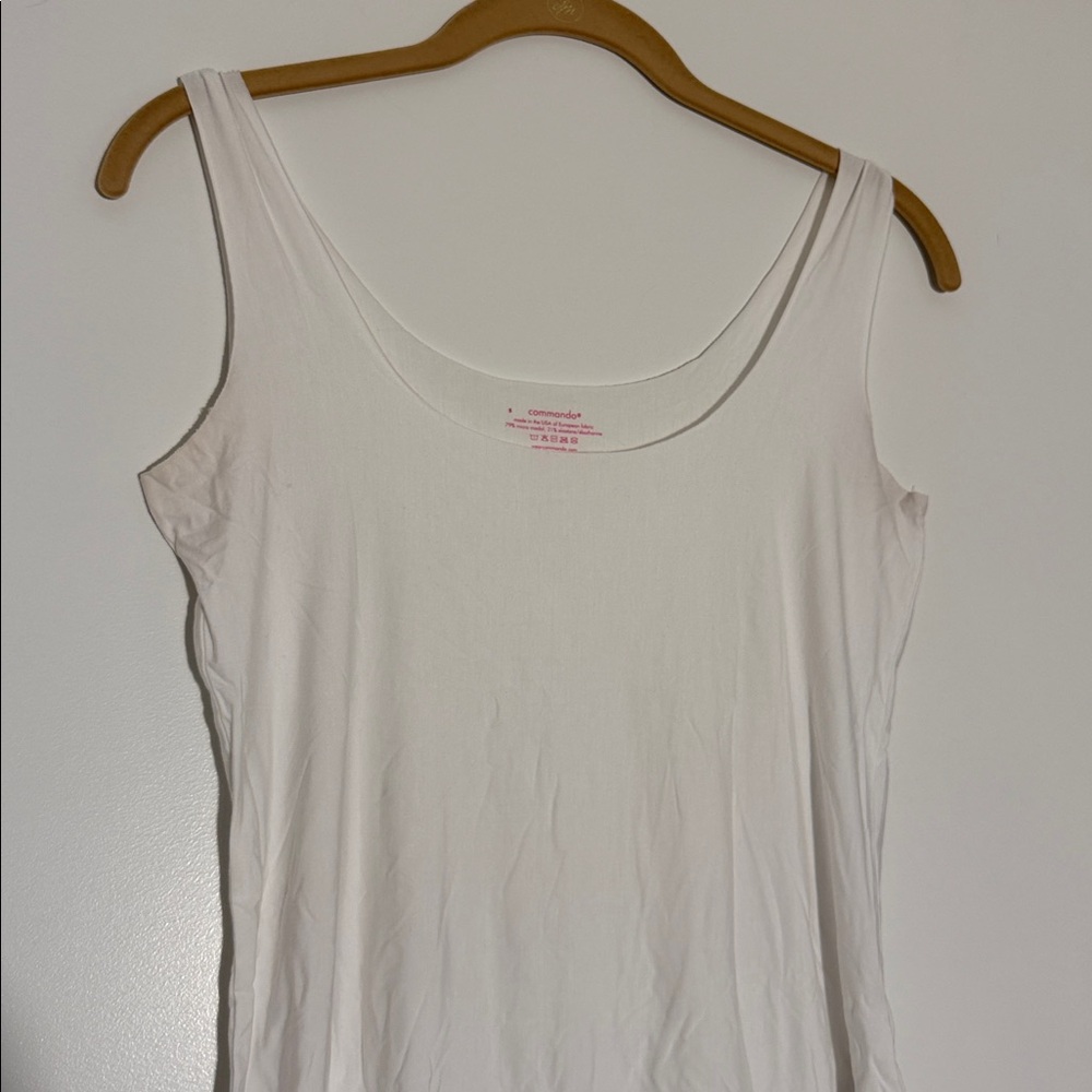 Commando Women’s white thin tank top size small - Picture 3 of 8